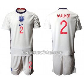 Engeland Walker 2 Voetbaltenues Kind Thuis EK 2020 - SS (+ Korte broeken)